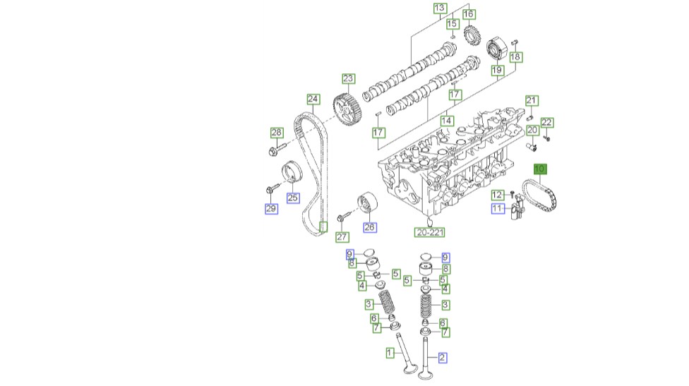 زنجیر تایم سراتو 2007 | Hyundai/KIA Genuine Parts | سول AM مدل 2008 تا 2013 – سراتو LD مدل 2007 تا 2009 – اسپورتیج KM مدل 2008 تا 2010 – i30 FD مدل 2007 تا 2012 – کوپه FX یا GK مدل 2001 تا 2009 – توسان JM مدل 2008 تا 2010