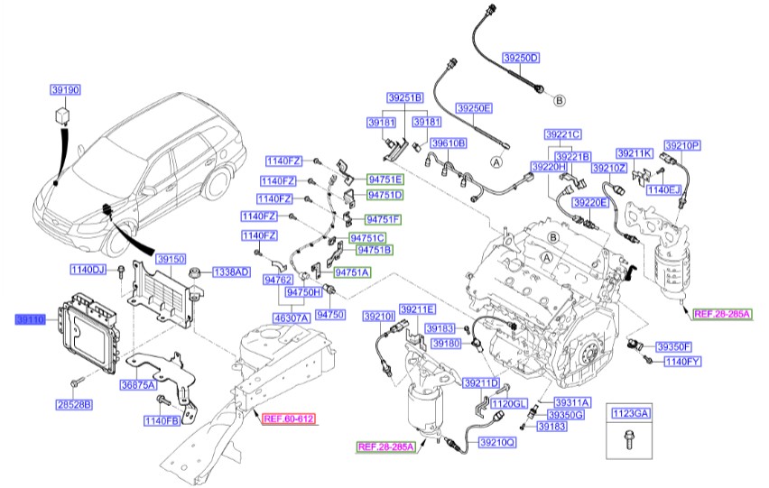ecu هیوندای سوناتا  Hyundai/KIA Genuine Parts – MOBIS   391063E023