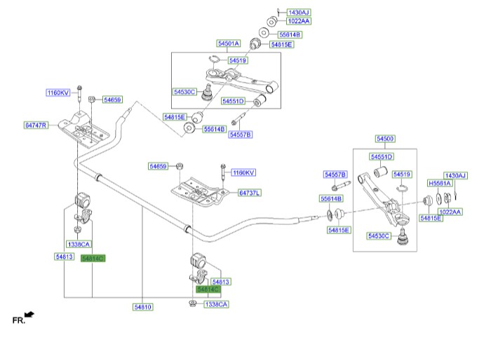 بست لاسیتک چاکدار اسپورتیج  Hyundai/KIA Genuine Parts – MOBIS  548142S000 
