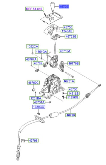 سردنده اتوماتیک آزرا  Hyundai/KIA Genuine Parts – MOBIS   467203L110WK 
