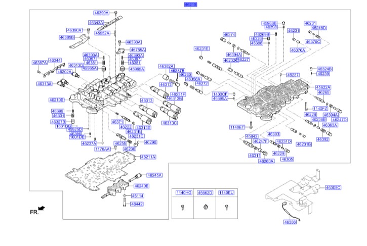 ساعت گیربکس جنسیس  Hyundai/KIA Genuine Parts – MOBIS   462004E250