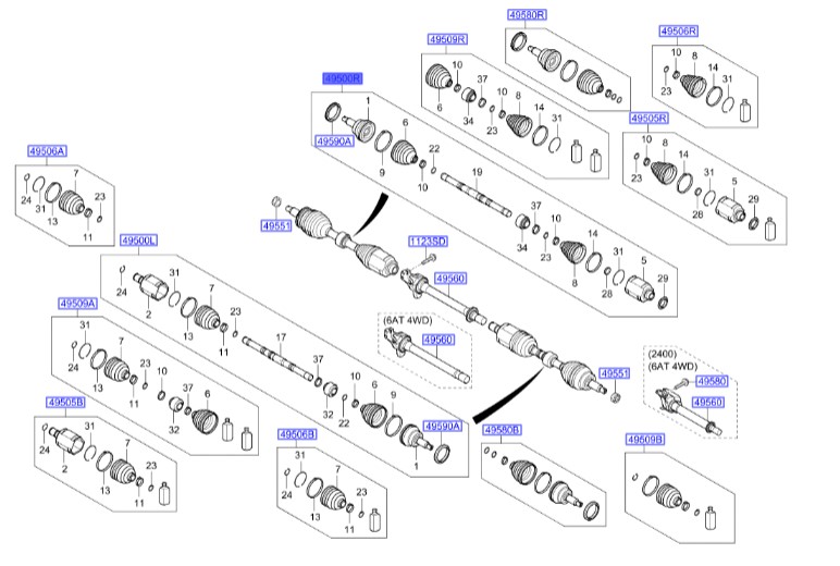 پلوس راست هیوندای سانتافه Hyundai/KIA Genuine Parts – MOBIS 495012W680