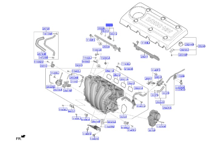 سوزن انژکتور سراتو  | Hyundai/KIA Genuine Parts | سراتو سایپایی و وارداتی – سراتو کوپه – اپتیما– اپتیما – کارنز – سورنتو – اسپورتیج – سانتافه – سوناتا – سوناتا– توسان ix35  