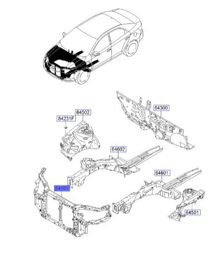 سینی زیر موتور سراتو YD | 29130A7000 | Hyundai/KIA Genuine Parts – MOBIS