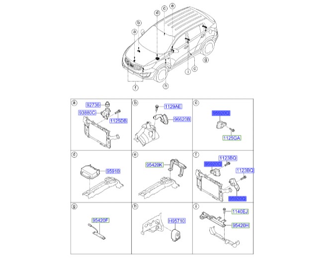 سنسور ضربه اسپورتیج 