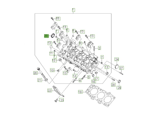 کاسه نمد میل سوپاپ اپیروس  | Hyundai/KIA Genuine Parts | اپیروس GH  – اپتیما MG  – کارنز UN – کارنیوال VQ  – سورنتو BL – اسپورتیج KM  – سانتافه CM  – کوپه FX یا GK – توسان JM 