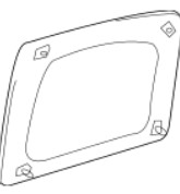 شیشه درب عقب راست اف جی کروزر | 6810335092 | Toyota Genuine Parts