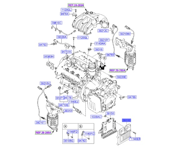 کامپیوتر وراکروز  Hyundai/KIA Genuine Parts – MOBIS 391063C430