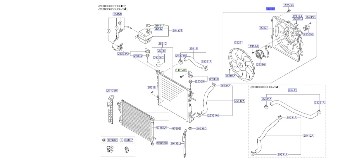 فن کامل اسپورتیج 2012 | Hyundai/KIA Genuine Parts – MOBIS |
