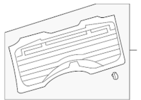 شیشه درب صندوق اف جی کروزر | 6815035905 | Toyota Genuine Parts