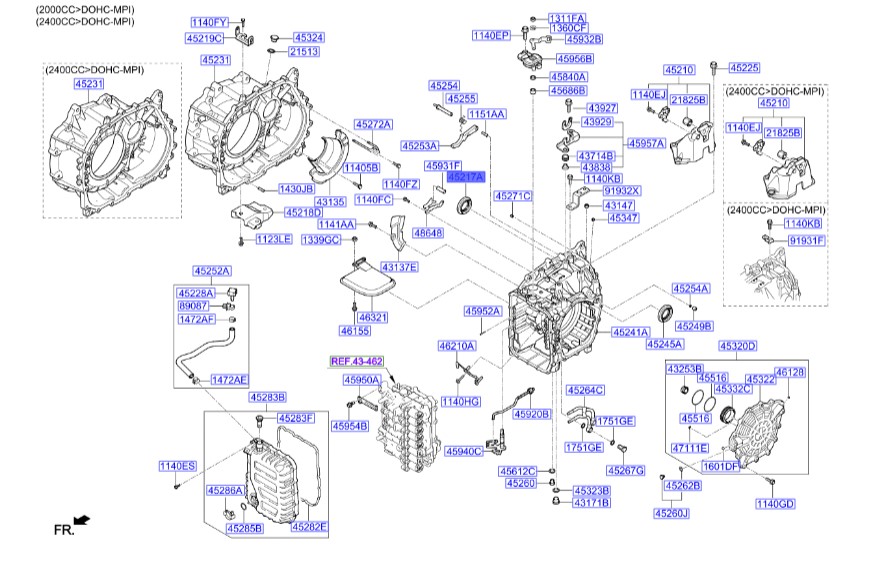 کاسه نمد گیربکس سراتو | Hyundai/KIA Genuine Parts 