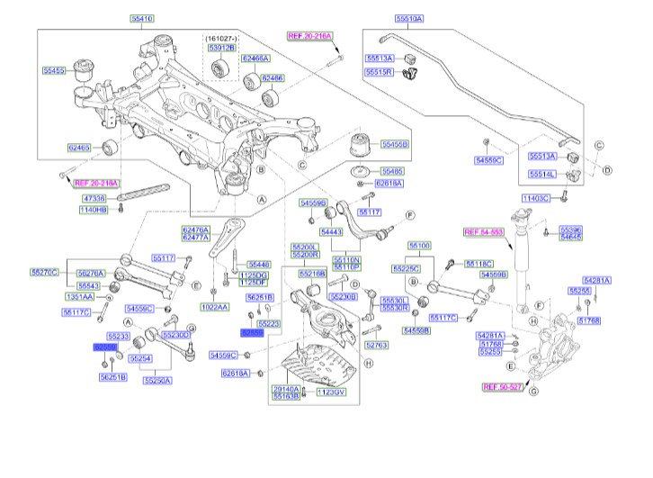 مهره هیوندای و کیا 62618b1000 Hyundai / KIA Genuine Parts – MOBIS
