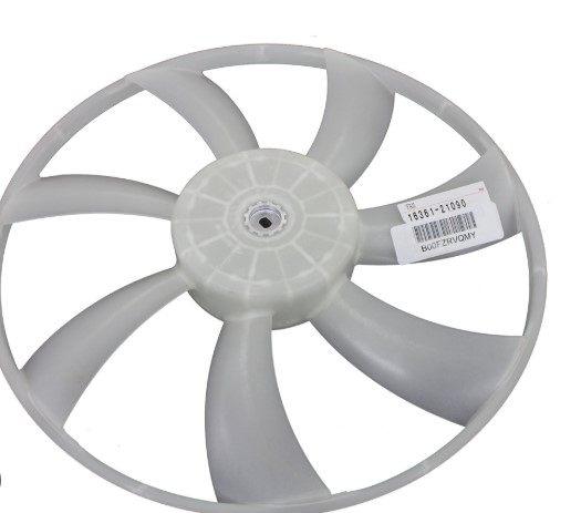 پروانه 7 پر فن رادیاتور تویوتا آریون | پروانه فن خنک کننده | Toyota Genuine Parts | 163610P090