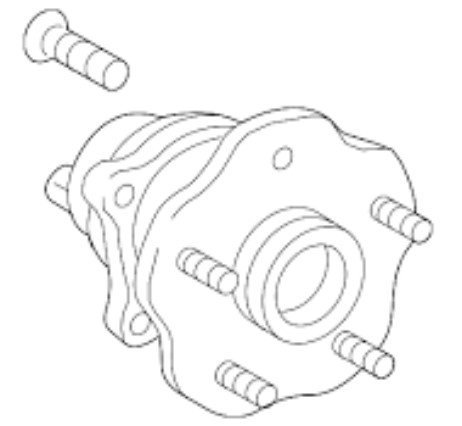 توپی چرخ عقب لکسوس RX350 4241048041