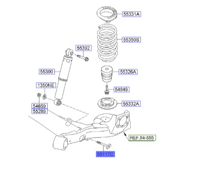 پیچ لبه دار سراتو | پیچ لبه دار | Genuine Parts | اکسنت RB – ولستر FS – سراتو TD – سراتو TD کوپه – سول AM  551170Q100