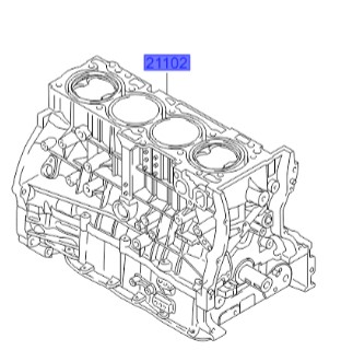 نیم موتور هیوندای سورنتو  Hyundai/KIA Genuine Parts – MOBIS  2T11G2GA02