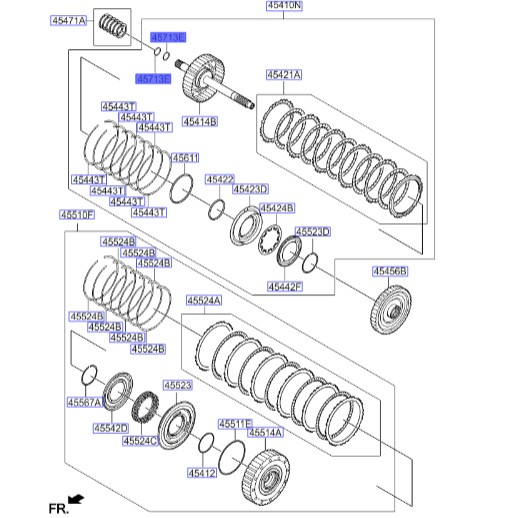 رینگ گیربکس سراتو | Hyundai/KIA Genuine Parts – MOBIS | 457523B600