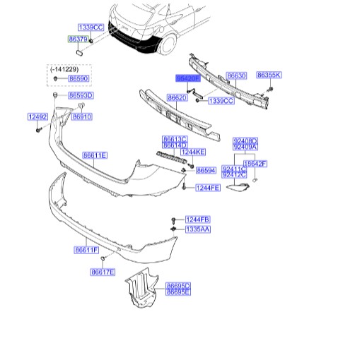 آنتن ریموت کنترل IX35 | آنتن گیرنده ریموت | آنتن سیستم ورود و استارت | Hyundai Genuine Parts – MOBIS | Hyundai ix35 | 954202S400