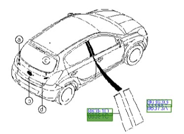 برچسب جلویی درب عقب Hyundai/KIA Genuine Parts – MOBIS   I20 863911J000