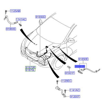 سر باطری Hyundai/KIA Genuine Parts – MOBIS    ix35   919802G170