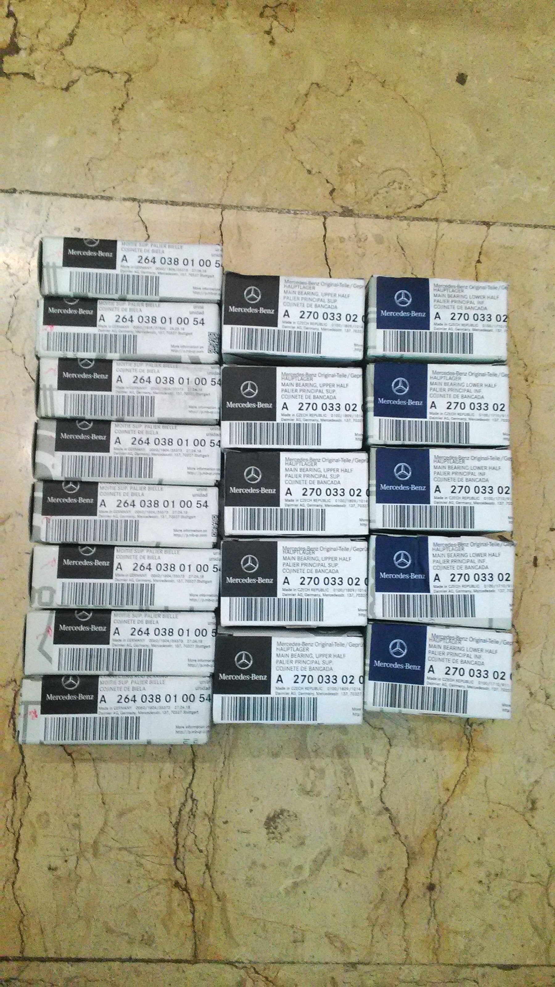 یاتاقان ثابت و متحرک مرسدس بنز C300 2016