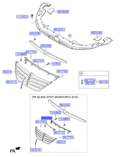 دوربین جلو پنجره جنسیس  Hyundai/KIA Genuine Parts – MOBIS    957703M050 