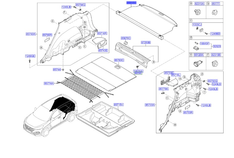 پرده توسان عقب توسان Hyundai/KIA Genuine Parts – MOBIS   85910D7000 