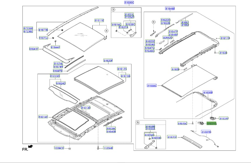 موتور شیشه سانروف اسپورتیج 