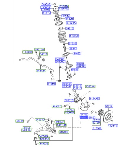 سینی پشت دیسک جلو راست  Hyundai/KIA Genuine Parts – MOBIS  IX55  517563J700