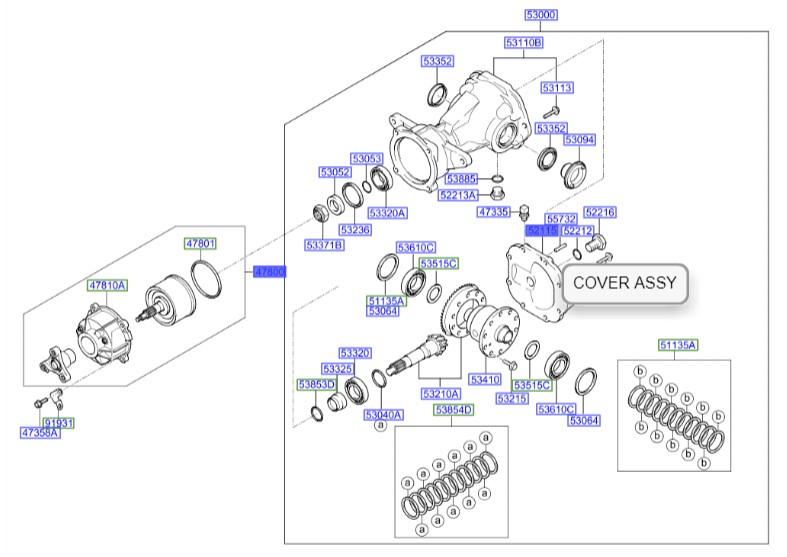 کوپلینگ دیفرانسیل توسان  Hyundai/KIA Genuine Parts – MOBIS   4780039200 