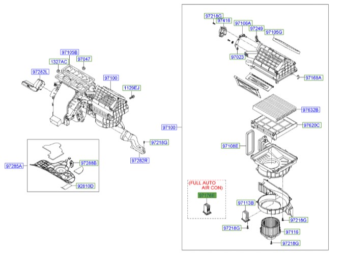 ترانزیستور بخاری هیوندای جنسیس  Hyundai/KIA Genuine Parts – MOBIS   972353K000