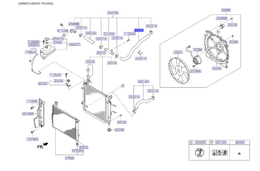 شیلنک خروجی آب رادیاتور سوناتا lf و اوپتیما jf اصلی 25413c1100 Hyundai/KIA Genuine Parts – MOBIS