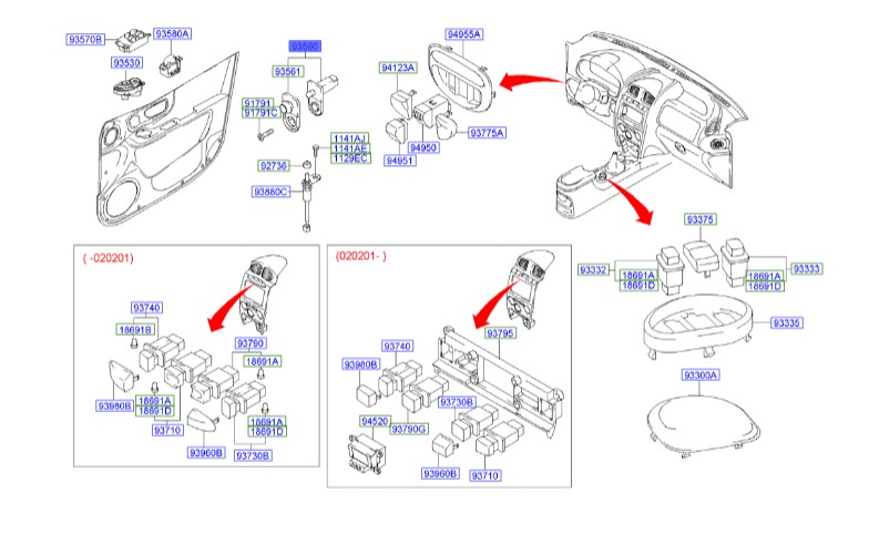 کلید لای در سانتافه  | Hyundai/KIA Genuine Parts | موهاوی HM , سراتو YD , اپتیما MG  ریو UB , کارنز UN , سورنتو XM , سول AM , اسپورتیج KM , آزرا TG , النترا MD , النترا AD, i30 FD , جنسیس BH, جنسیس کوپه BK , سانتافه CM , کوپه FX یا GK, توسان JM , وراکروز ix55 یا EN