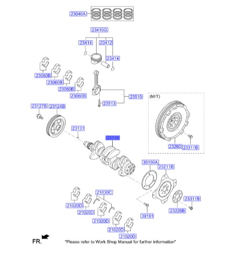 میل لنگ توسان  Hyundai/KIA Genuine Parts – MOBIS   231102E501 