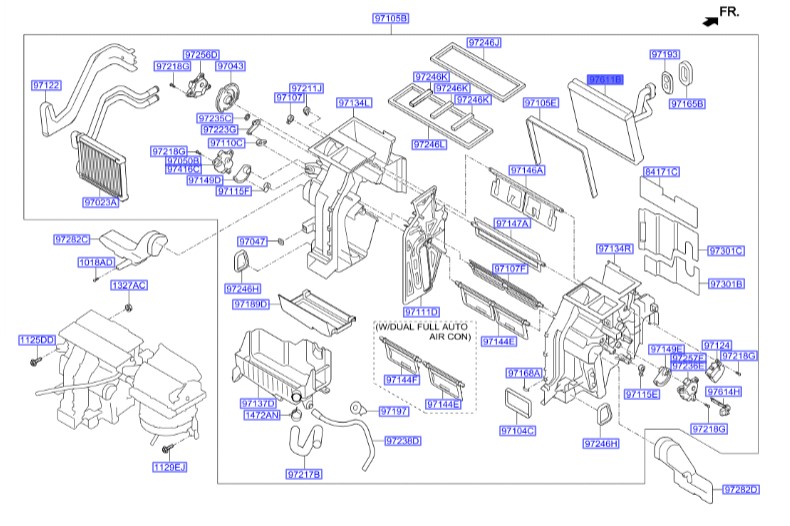 اواپراتور سوناتا Hyundai/KIA Genuine Parts – MOBIS   YF  971402T000 
