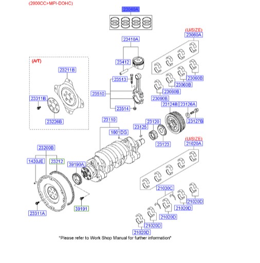 رینگ موتور هیوندای کوپه  Hyundai/KIA Genuine Parts – MOBIS   230403E102